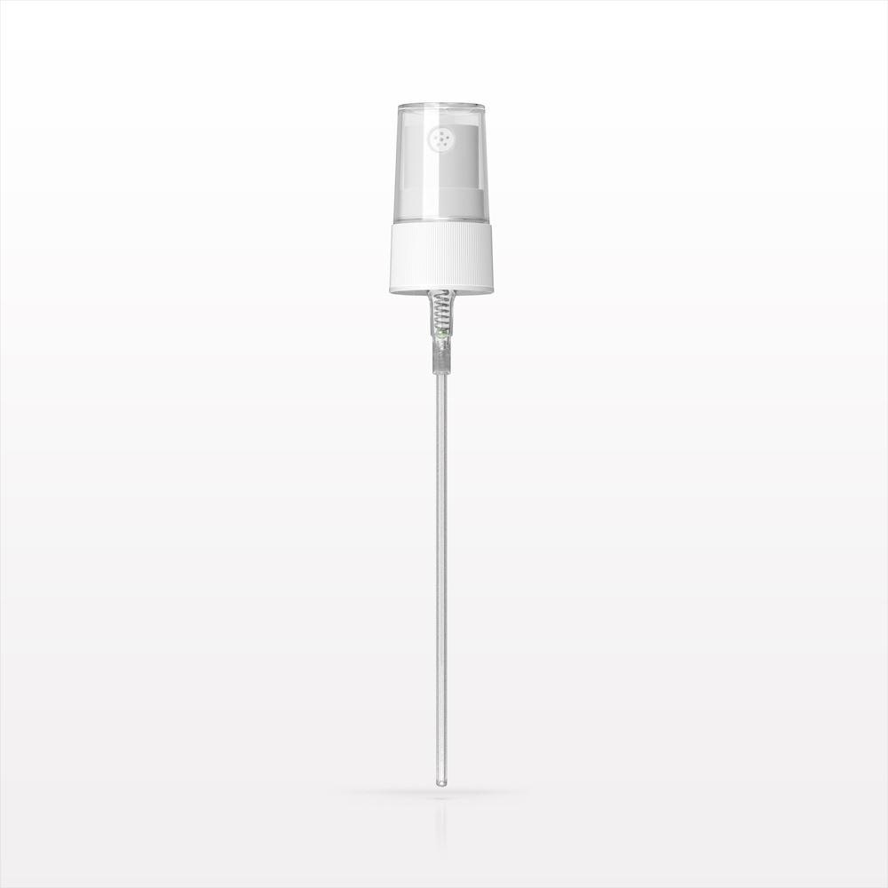 6-Hole Spray Pump, White with Clear Overcap for 50105