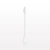 Dual Ended Point/Flat Oval Tip Swab with White Handle