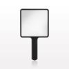 Small Hand Held Mirror, Black
