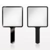 Small Hand Held Mirror, Shiny Black