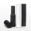 Round Twist-Up Makeup Stick Container and Cap, White