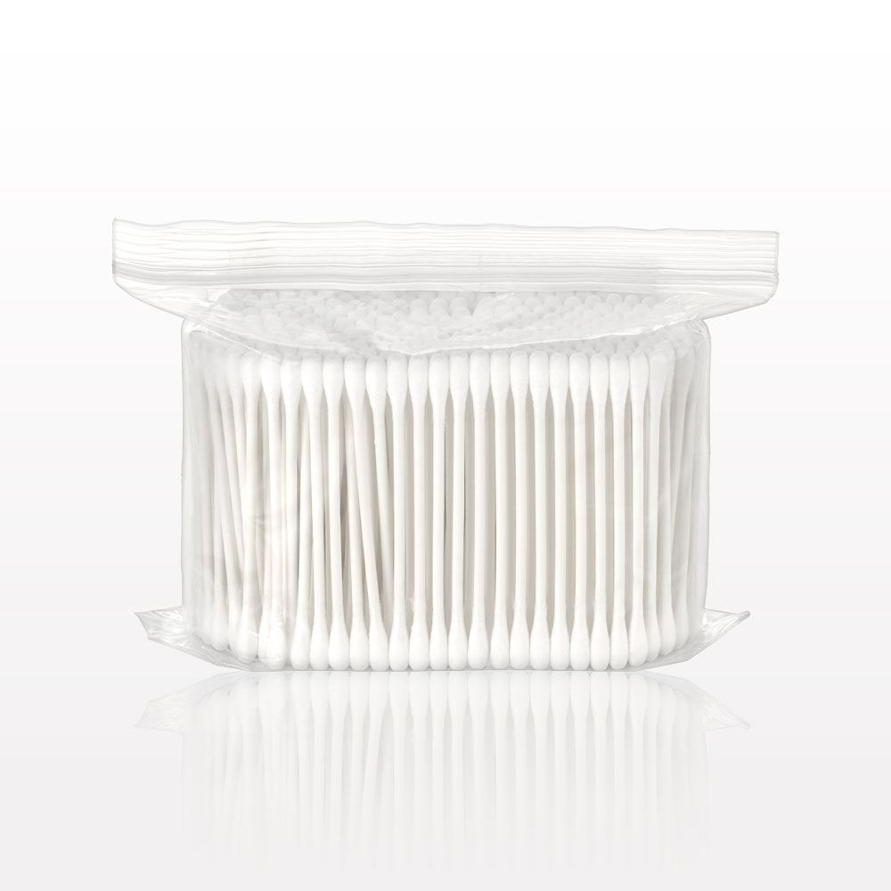 Round Container with Flip Top Lid, Clear