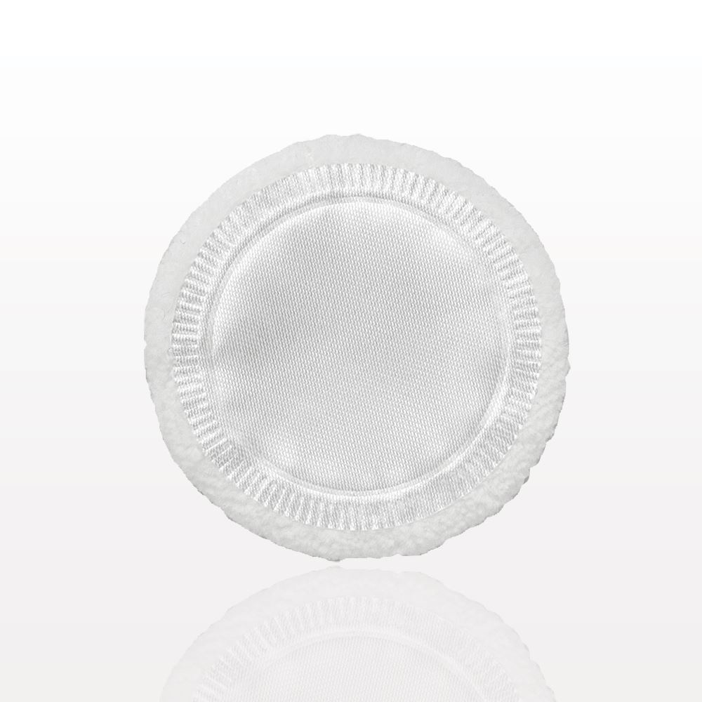 Compact Puff, White, Satin Top 51mm Dia x 6mm thick Bulk