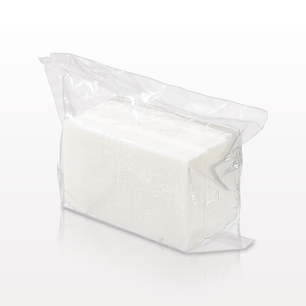 40-Piece Rectangular Sponge Block, Ecru