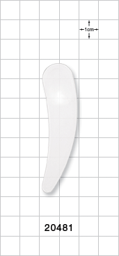 Large Boomerang Spatula, Frosted