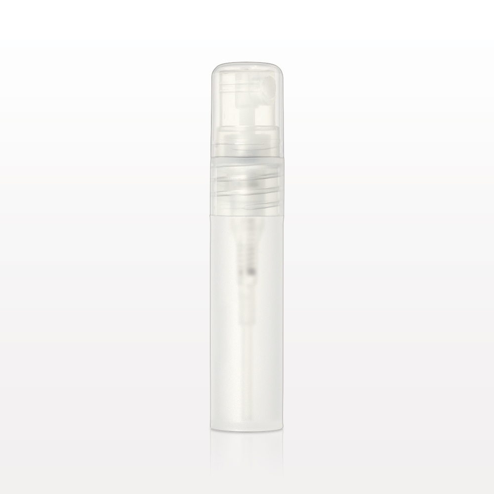 Spray Bottle, Natural with Pump and Cap, Clear