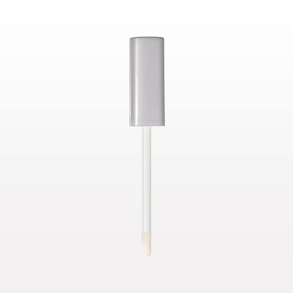 Cap, Matte Silver with Flocked Doe Foot Lip Gloss Applicator and Wiper for 29993