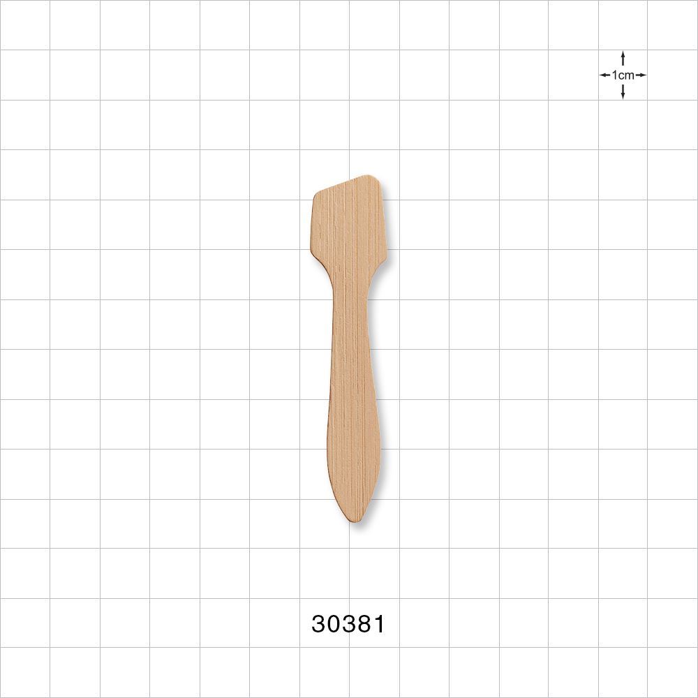 Angled Bamboo Spatula