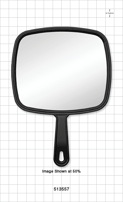 Hand Held Mirror, Black