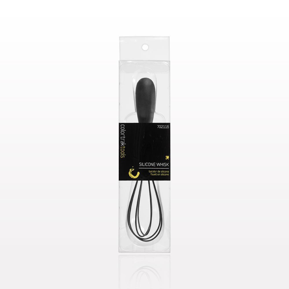 Colortrak™ Tools Silicone Whisk, Black