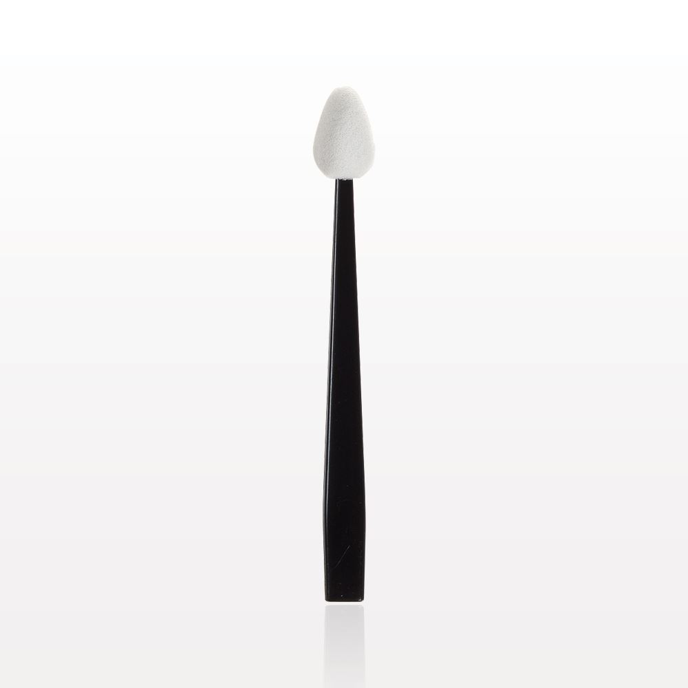 White Point Tip Eye Shadow Applicator with Black Handle