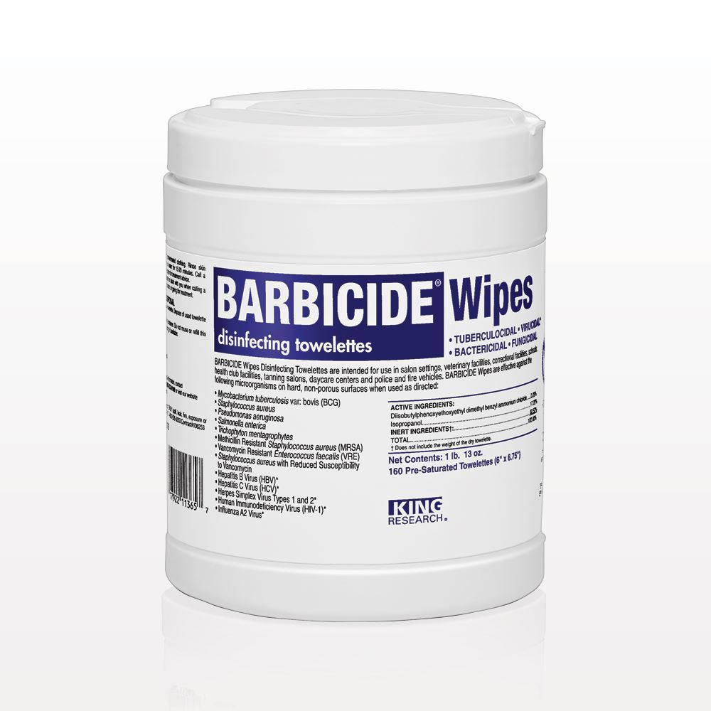 Barbicide Wipes Disinfecting Towelettes