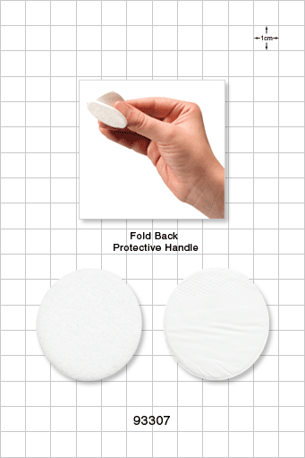 Protective Lint Free Cosmetic Pad With Tab, 1.75 