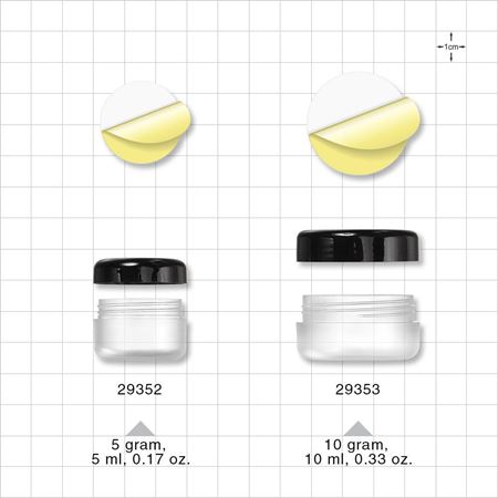 Frosted Jar and Black Cap, with Writeable Labels