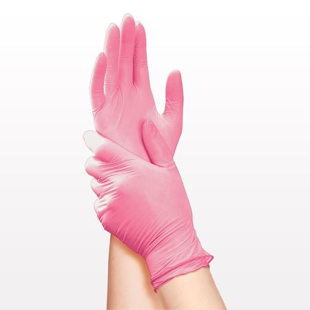 Blossom® Chloroprene Gloves, Powder-Free, Latex-Free, Pink, Medium