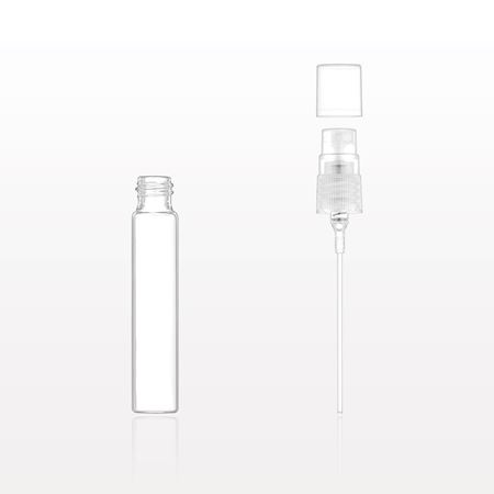 5 ml Glass Spray Bottle with Pump and Cap